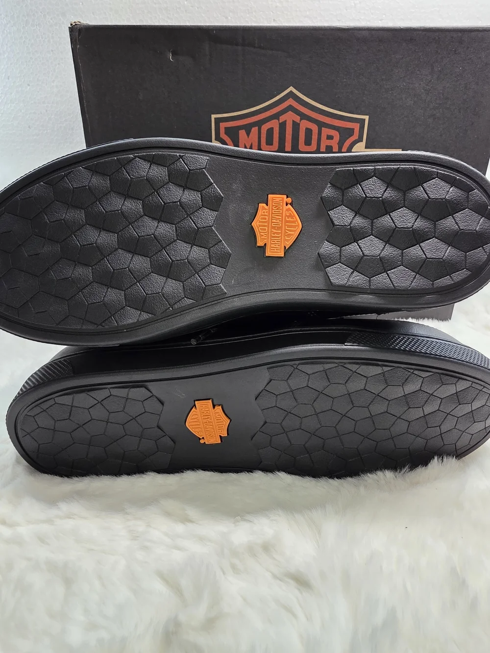 Harley‑Davidson Black Men's Leather Lace-Up Motorcycle Steel Toe Boots